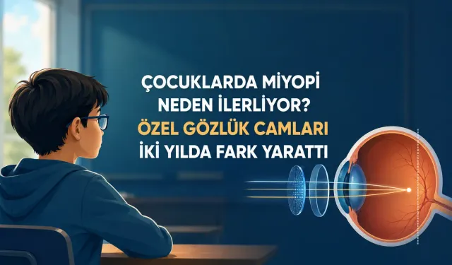 Çocuklarda Miyopi Neden İlerliyor? Özel Gözlük Camları İki Yılda Fark Yarattı