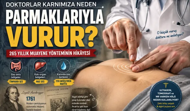 Doktorlar Karnımıza Neden Parmaklarıyla Vurur? 265 Yıllık Muayene Yönteminin Hikâyesi