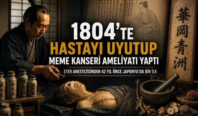 Boston’daki Ünlü Eter Gösterisinden 42 Yıl Önce: Japonya’da Genel Anesteziyle Ameliyat Yapıldı