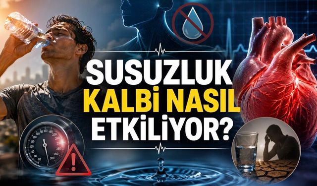 Susuzluk Kalbi Nasıl Etkiliyor? Uzmanlar Gizli Risklere Karşı Uyarıyor