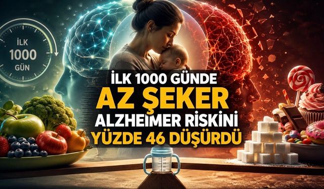Hayatın İlk 1000 Gününde Daha Az Şeker: Alzheimer Riski Yüzde 46 Daha Düşük Bulundu