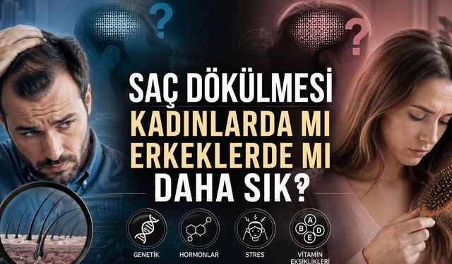Saç dökülmesi kadınlarda mı erkeklerde mi daha sık? Uzmanlar farkın nedenini açıkladı