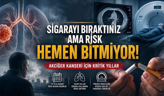 Sigarayı Bıraktınız Ama Risk Hemen Bitmiyor: Akciğer Kanseri İçin Kritik Yıllar