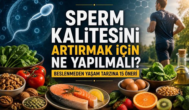 Sperm Kalitesini Artırmak İçin Ne Yapılmalı? Beslenmeden Yaşam Tarzına 15 Öneri