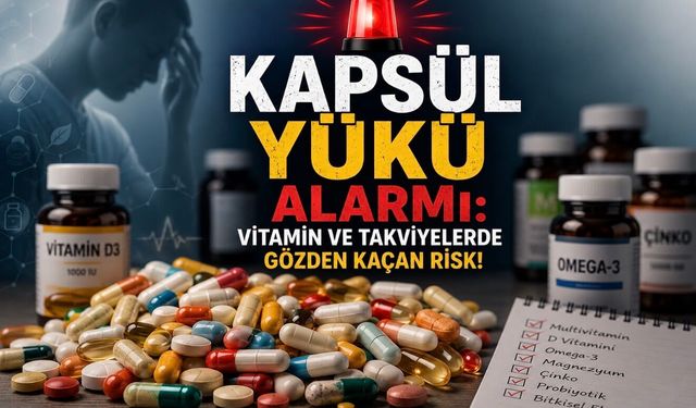 Her Gün Bir Avuç Kapsül Yutanlar Dikkat: Fazlası Fayda Değil Yük Olabilir