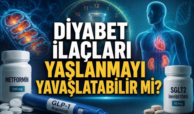 Metformin, GLP-1 ve SGLT2 ilaçları sadece şekeri mi düşürüyor? Bazı diyabet ilaçları yaşlanma araştırmalarının radarında