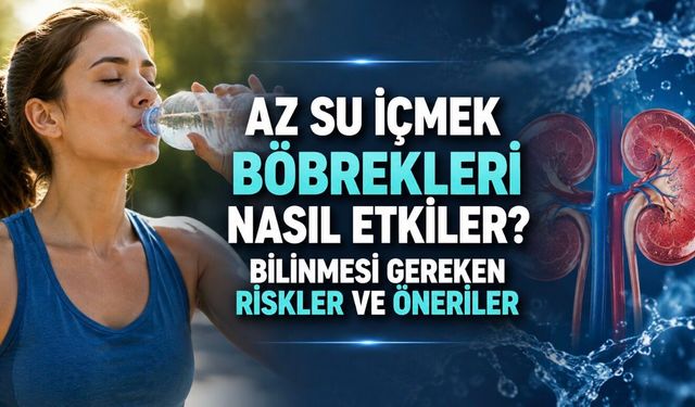Az Su İçmenin Bedeli Böbreklere Çıkabilir: Özellikle Bu Kişiler Dikkat