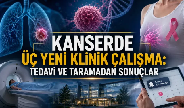 Kanserde Üç Yeni Klinik Çalışma: Tedavi ve Taramadan Sonuçlar