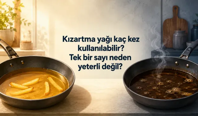 Kızartma yağının bozulduğunu gösteren 6 işaret