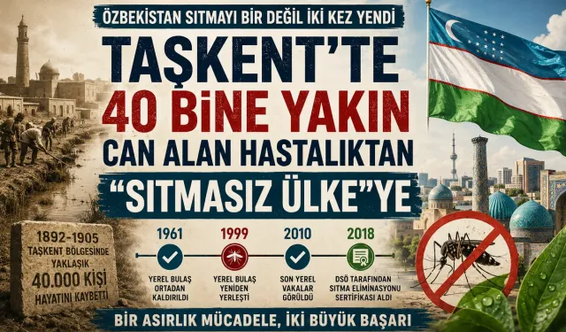 Özbekistan Sıtmayı Bir Değil İki Kez Yendi: Taşkent’te 40 Bine Yakın Can Alan Hastalıktan “Sıtmasız Ülke”ye