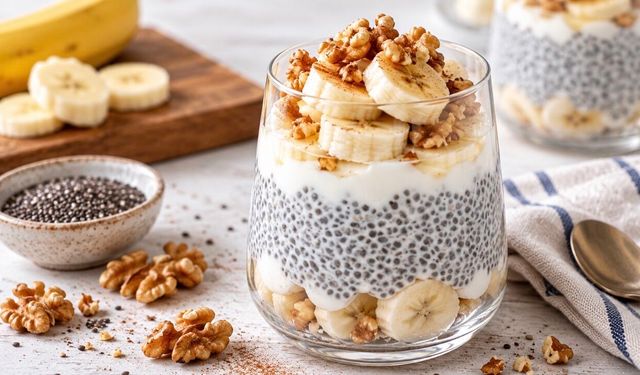 İncirli Chia Puding Tarifi: İlave Şekersiz Pratik Kahvaltı