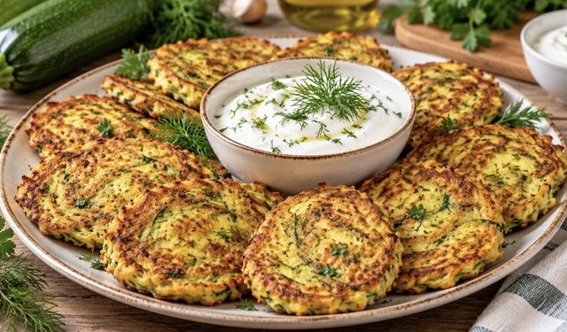 Fırında Kabak Mücver Tarifi: Hafif ve Pratik Akşam Yemeği