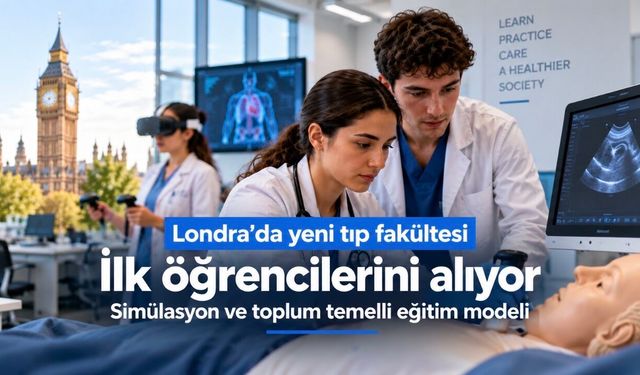 Londra’da Yeni Tıp Fakültesi İlk Öğrencilerini Alıyor: Simülasyon ve Toplum Temelli Eğitim Öne Çıkıyor