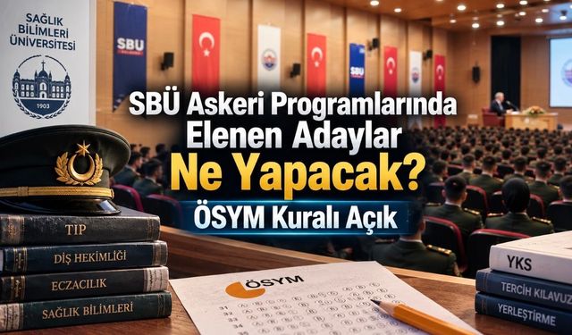 Sağlık Bilimleri Üniversitesi Askeri Bölümlerinde Elenen Adaylar Başka Bölüme Yerleşebilir mi? İşte YKS Kuralı