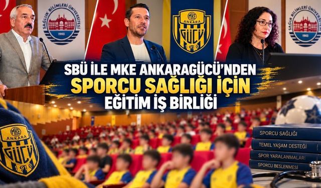 SBÜ’den Ankaragücü Altyapısına Sporcu Sağlığı Eğitimi