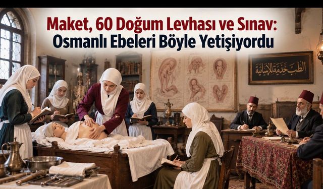 Maket, 60 Doğum Levhası ve Sınav: Osmanlı Ebeleri Böyle Yetişiyordu