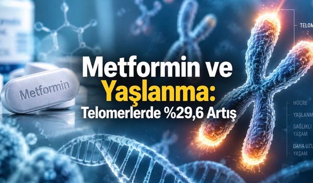 Metformin ve Yaşlanma: Randomize Çalışmada Telomer Uzunluğu Yüzde 29,6 Arttı