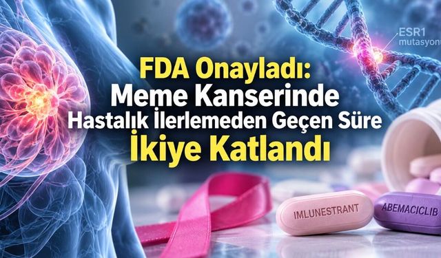 FDA’dan Meme Kanserinde Yeni Onay: Hastalık İlerlemeden Geçen Süre İkiye Katlandı