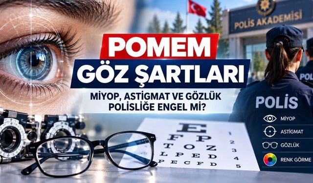 2 Numara Miyop POMEM’e Engel mi? Göz Şartları Ne Diyor?