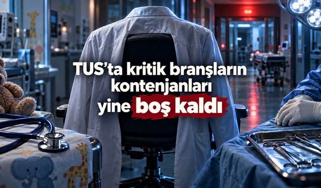 TUS’ta dal değişikliği kontenjanlarının yüzde 97,5’i boş kaldı