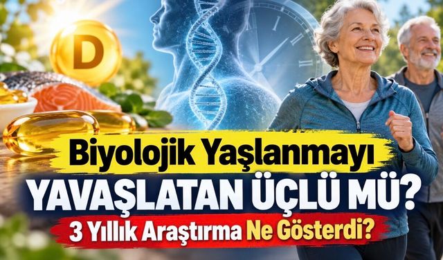 Omega-3, D Vitamini ve Egzersiz Biyolojik Yaşlanmayı Yavaşlatabilir mi?
