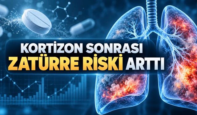 JAMA Network Open Araştırması: Kortizon Sonrası Zatürre Görülme Hızı Yaklaşık İki Katına Çıktı