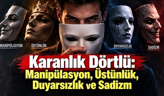 Karanlık Dörtlü Nedir? Narsisizm, Makyavelizm, Psikopati ve Gündelik Sadizm Arasındaki Farklar