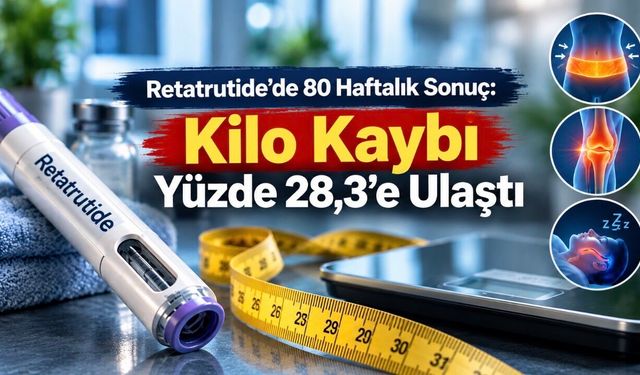 Retatrutide Faz 3’te yüzde 28,3 kilo kaybı: NEJM sonuçları yayımladı