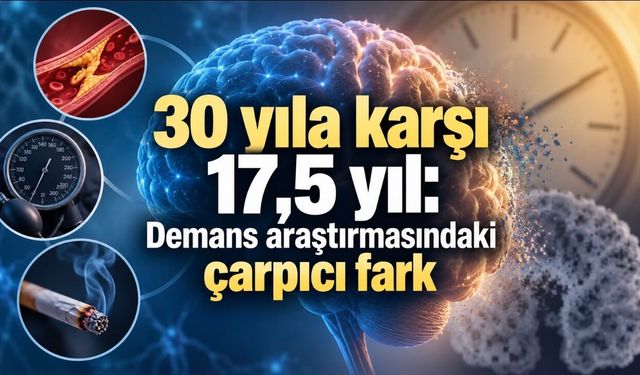Orta yaşta bu 3 risk fark yaratıyor: Demanssız yaşam süresinde 12,6 yıllık fark