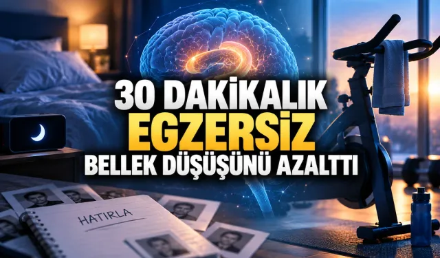 Az Uyku Öncesi 30 Dakika Egzersiz Bellek Kaybını Azalttı