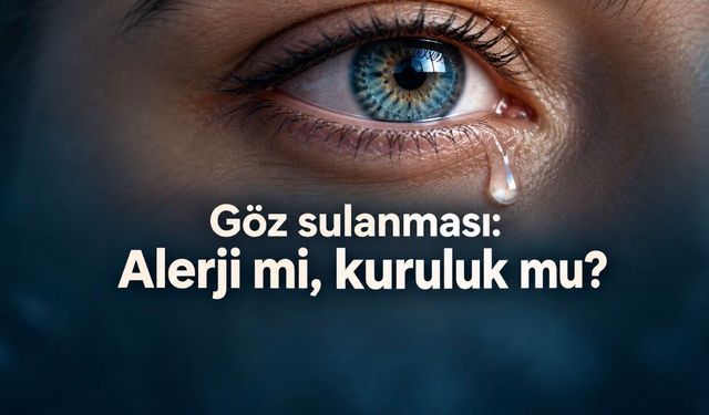 Göz sulanması neden olur? Kuruluk, alerji ve kanal sorunları