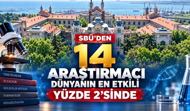 SBÜ’den 14 araştırmacı, dünyanın en etkili bilim insanları listesinde