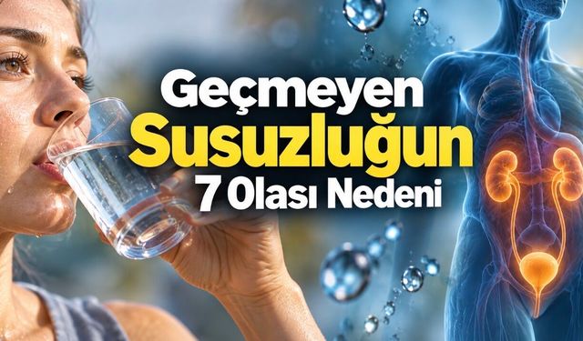Sürekli Susamak Neden Olur? Geçmeyen Susuzluğun 7 Olası Nedeni
