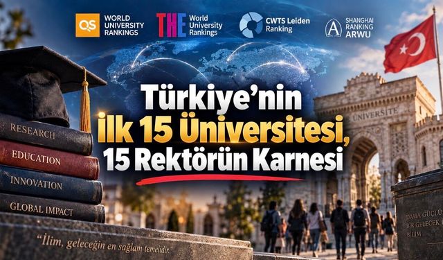 Üniversitelerin Başarı Karnesi: Türkiye'de Öne Çıkan 15 Rektör ve Dünya Sıralamaları