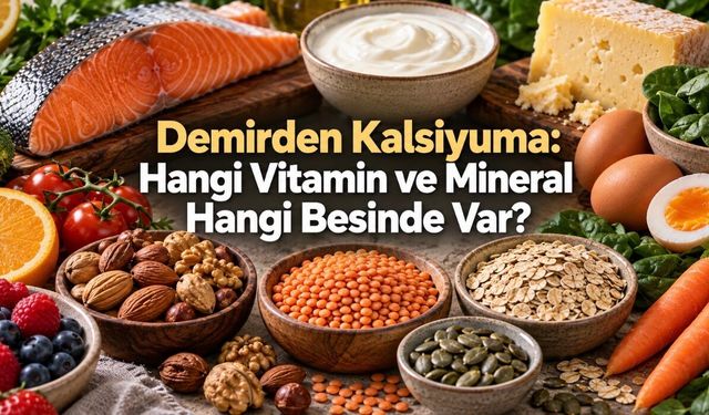 Vitamin ve Mineral Kaynakları: Besinler, Emilim ve Doğru Seçimler