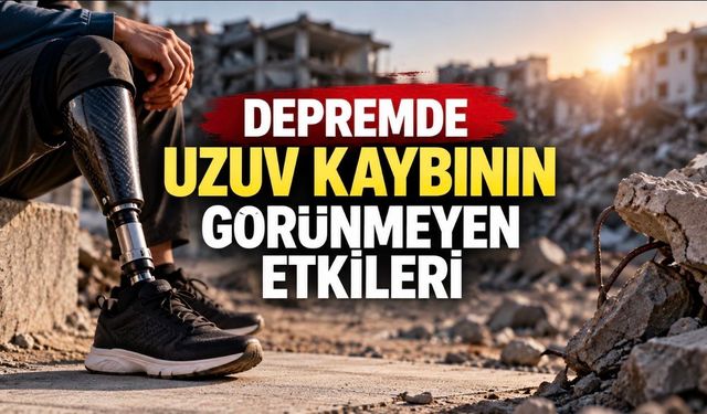 Ege Üniversitesinden 6 Şubat Depremleri Araştırması: Uzuv Kaybının Fiziksel ve Psikolojik Etkileri