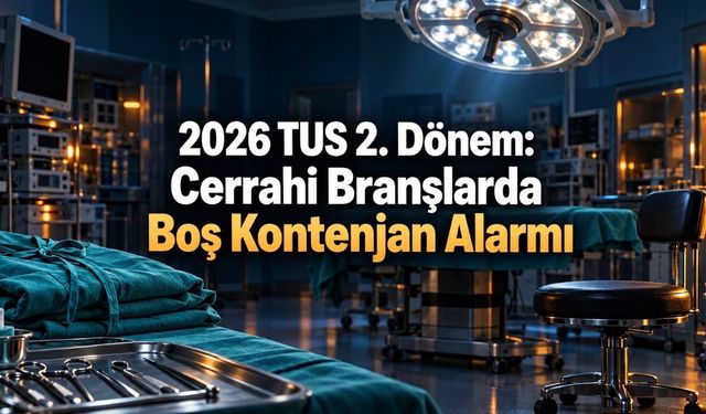 2026 TUS 2. Dönem: Cerrahi Branşlarda Kontenjanlar Boş Kaldı