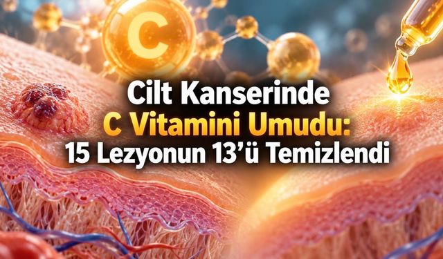 C Vitamini Cilt Kanserinde Umut Verdi: 15 Lezyonun 13’ünde Tümör Saptanmadı