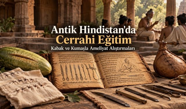 Antik Hindistan’da Cerrah Adayları Neden Kabak Kesip Kumaşa Dikiş Atıyordu?