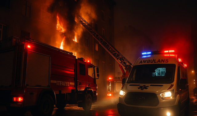 Kütahya’da yangın: İsmet Çabuk hayatını kaybetti, Şükran Çabuk ağır yaralı