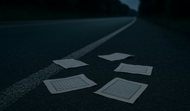 Ordu’da Yola Saçılan Kur’an-ı Kerim Sayfaları Tepki Çekti