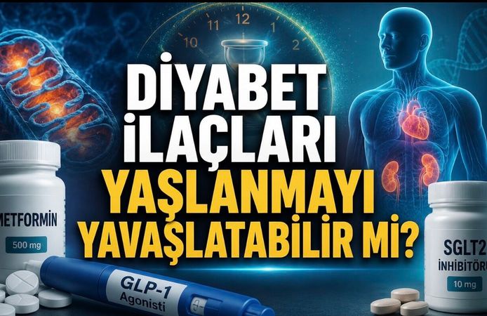 Metformin, GLP-1 ve SGLT2 ilaçları sadece şekeri mi düşürüyor? Bazı diyabet ilaçları yaşlanma araştırmalarının radarında
