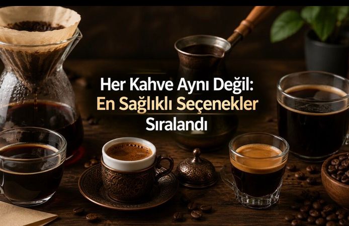 En Sağlıklı Kahve Hangisi? Filtre Kahveden Türk Kahvesine En İyi Seçenekler