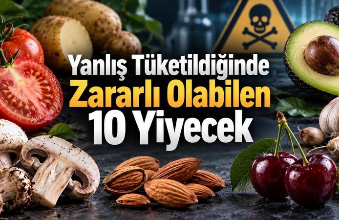 Kirazdan Fasulyeye: Yanlış Tüketildiğinde Risk Taşıyan 10 Yiyecek