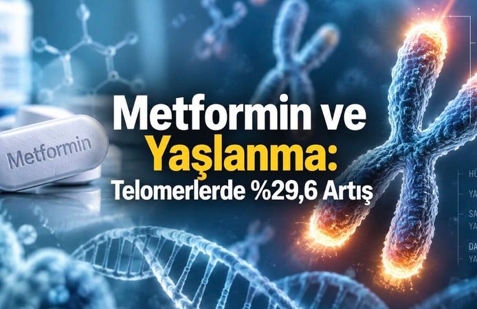 Metformin ve Yaşlanma: Randomize Çalışmada Telomer Uzunluğu Yüzde 29,6 Arttı