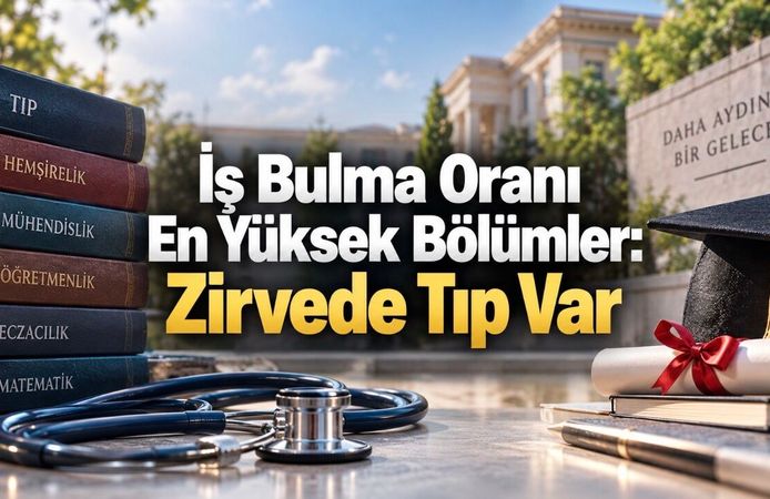 Mezun Olunca İş Bulma Şansı En Yüksek Bölümler Belli Oldu: Tıp Zirvede