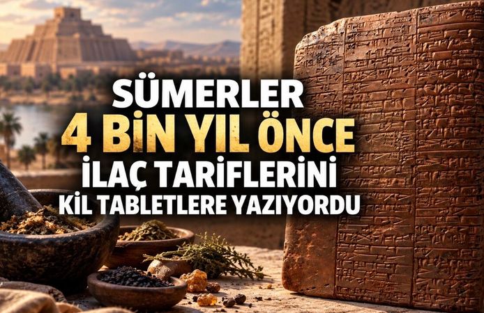 Sümerler İlaçları Nasıl Hazırlıyordu? Kil Tabletteki Reçeteler