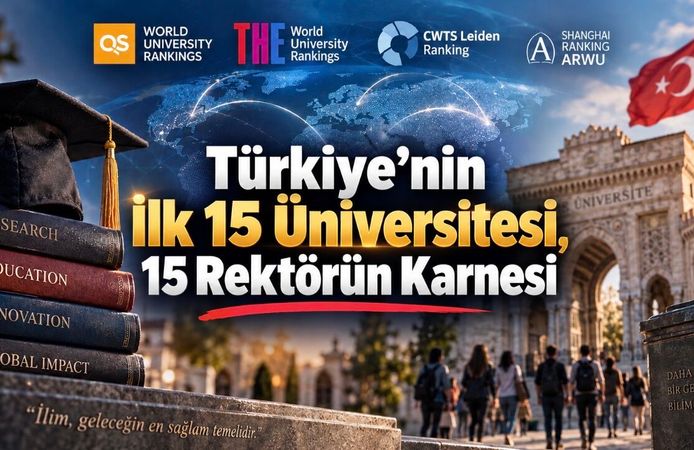 Üniversitelerin Başarı Karnesi: Türkiye'de Öne Çıkan 15 Rektör ve Dünya Sıralamaları