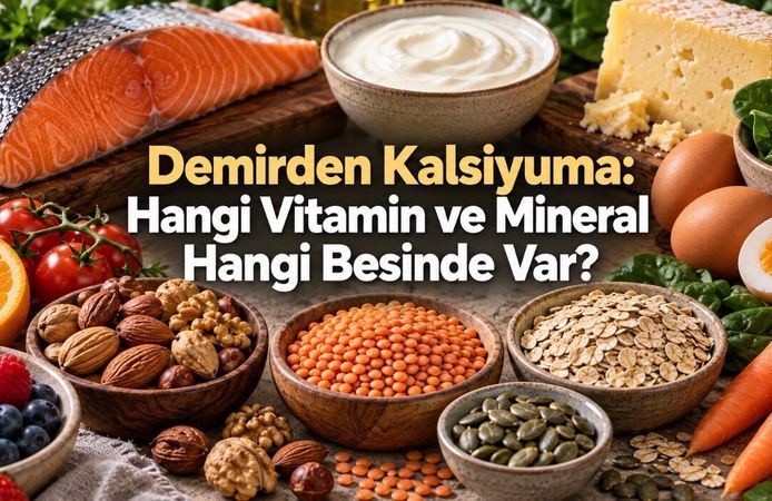 Vitamin ve Mineral Kaynakları: Besinler, Emilim ve Doğru Seçimler