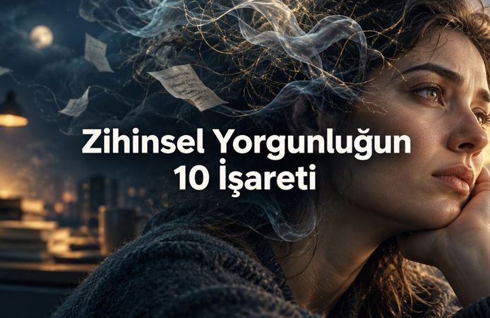 Zihinsel Yorgunluğun Belirtileri: Odaklanma Güçlüğü ve Uyku Sorunları da Görülebilir